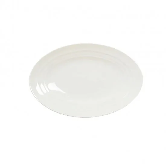 Augarten Opus talíř oválný bílý porcelán