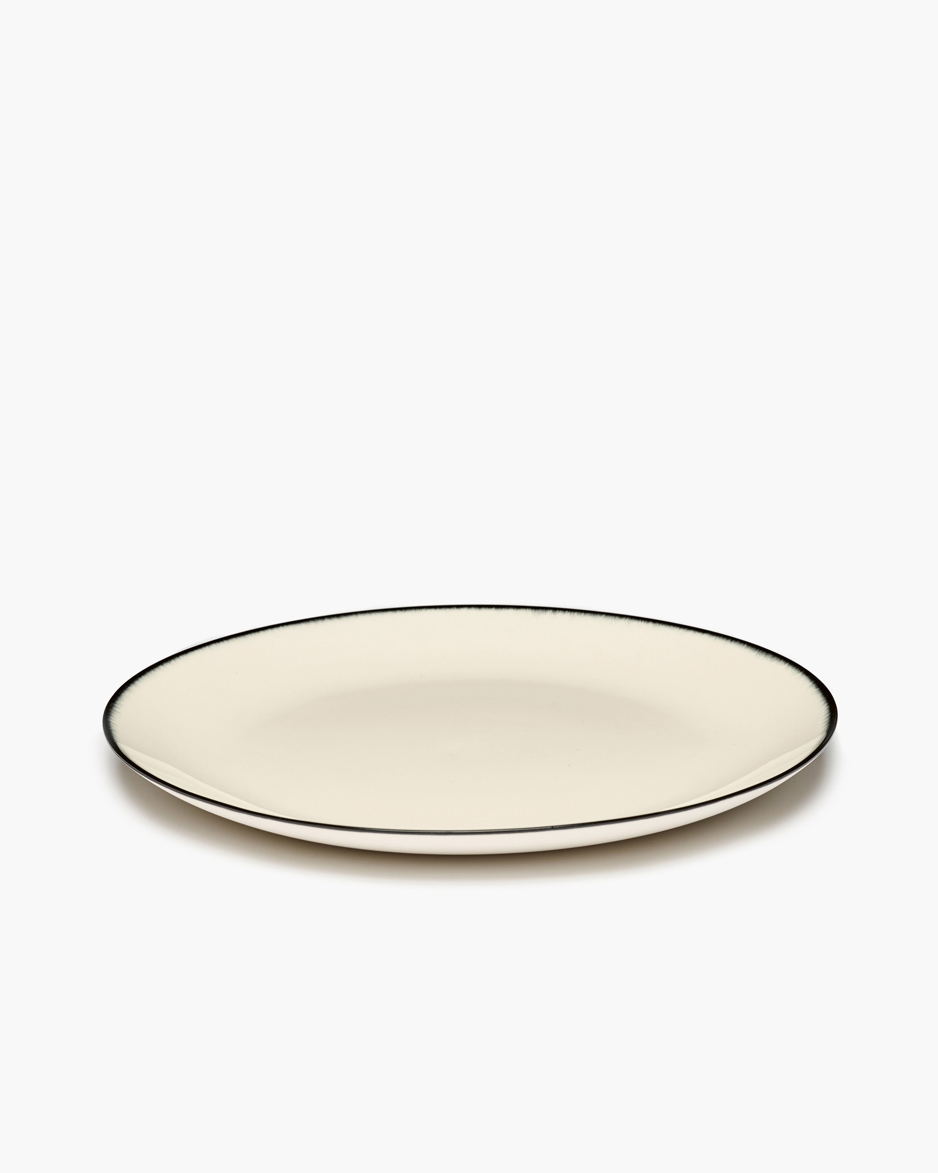 Serax Dé Variation 1 talíř jídelní bílo-černý porcelán