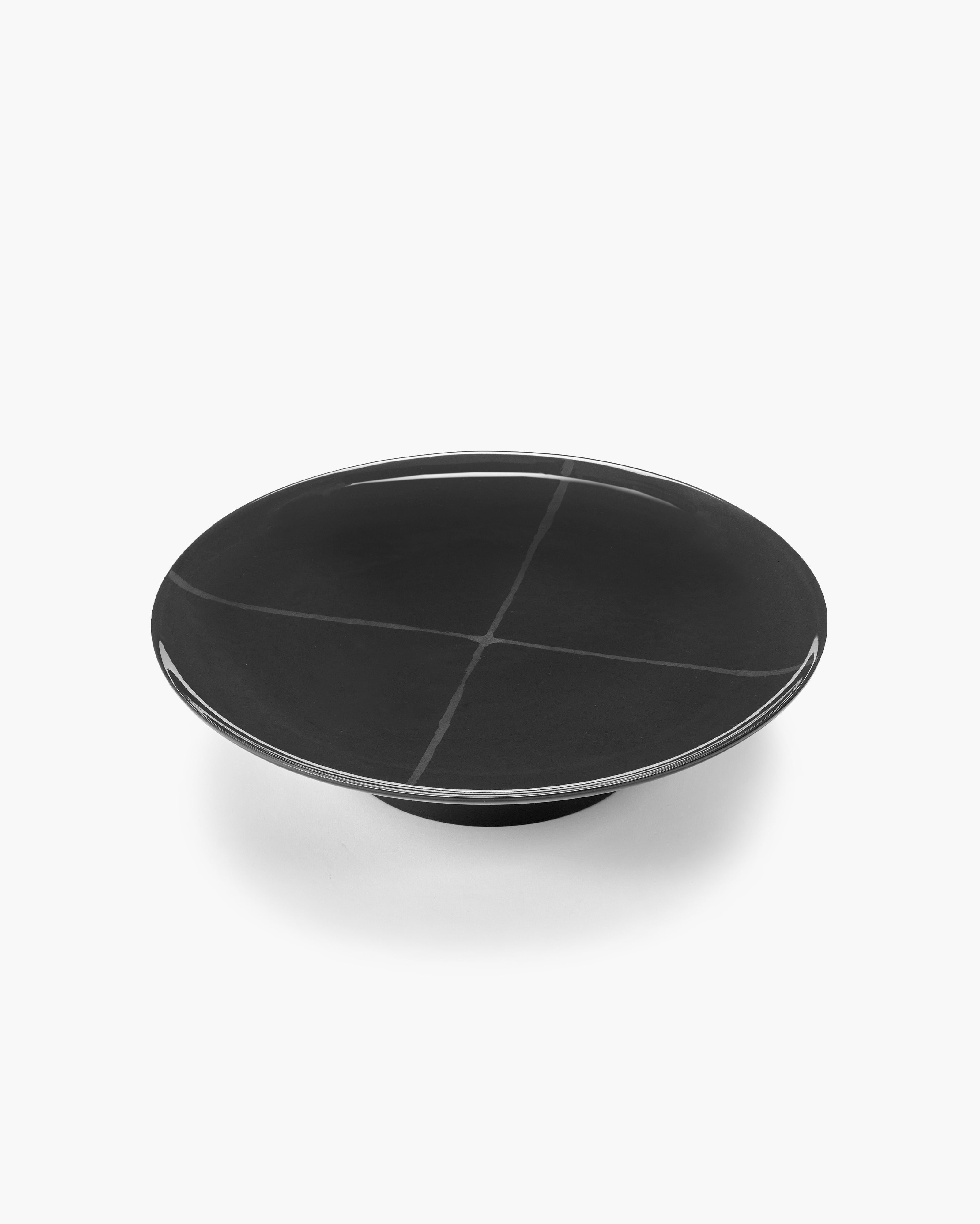 Serax Zuma Pacific stojan na dort šedý porcelán