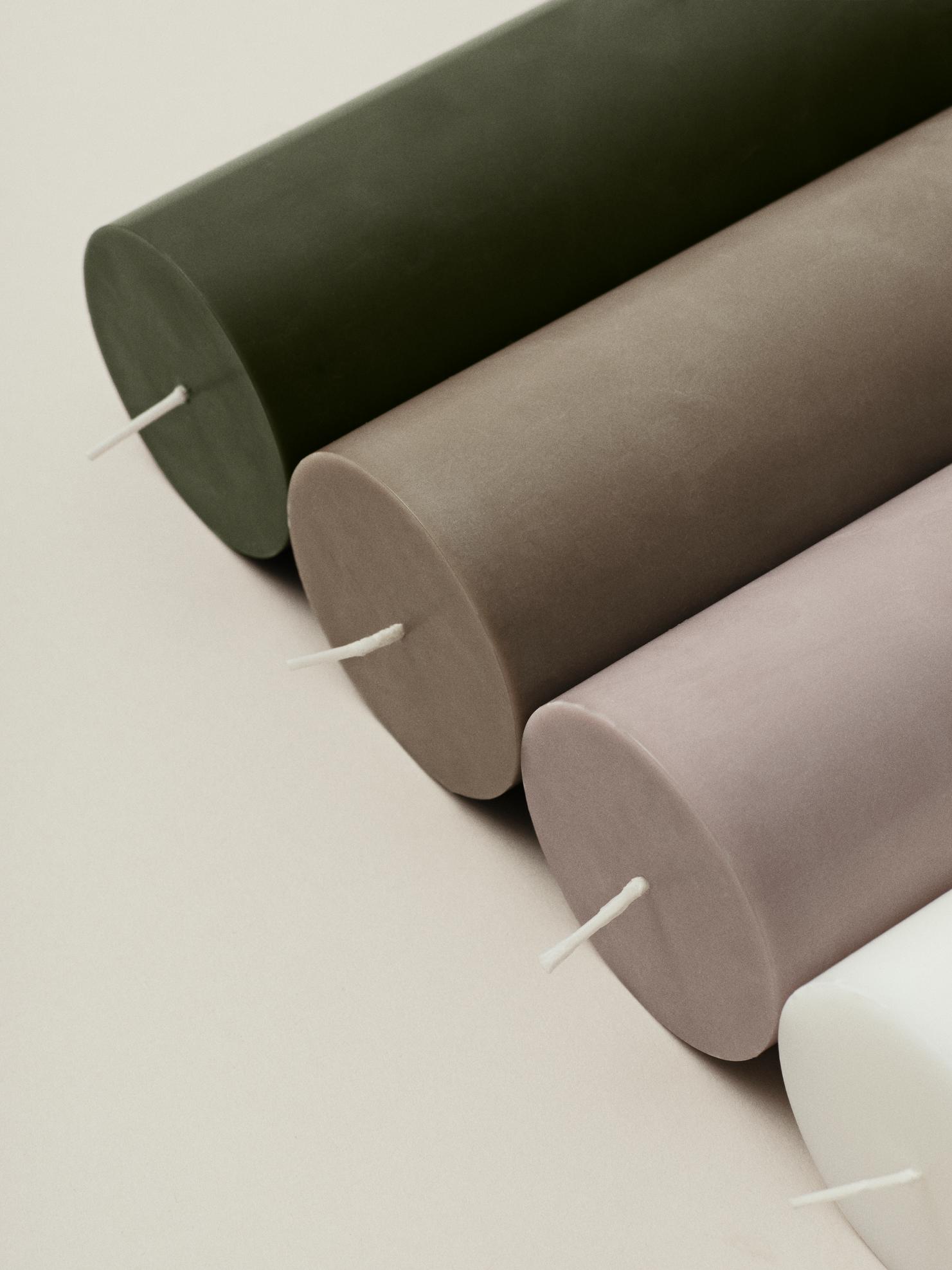 Broste Copenhagen Eco Pillar svíčka bloková