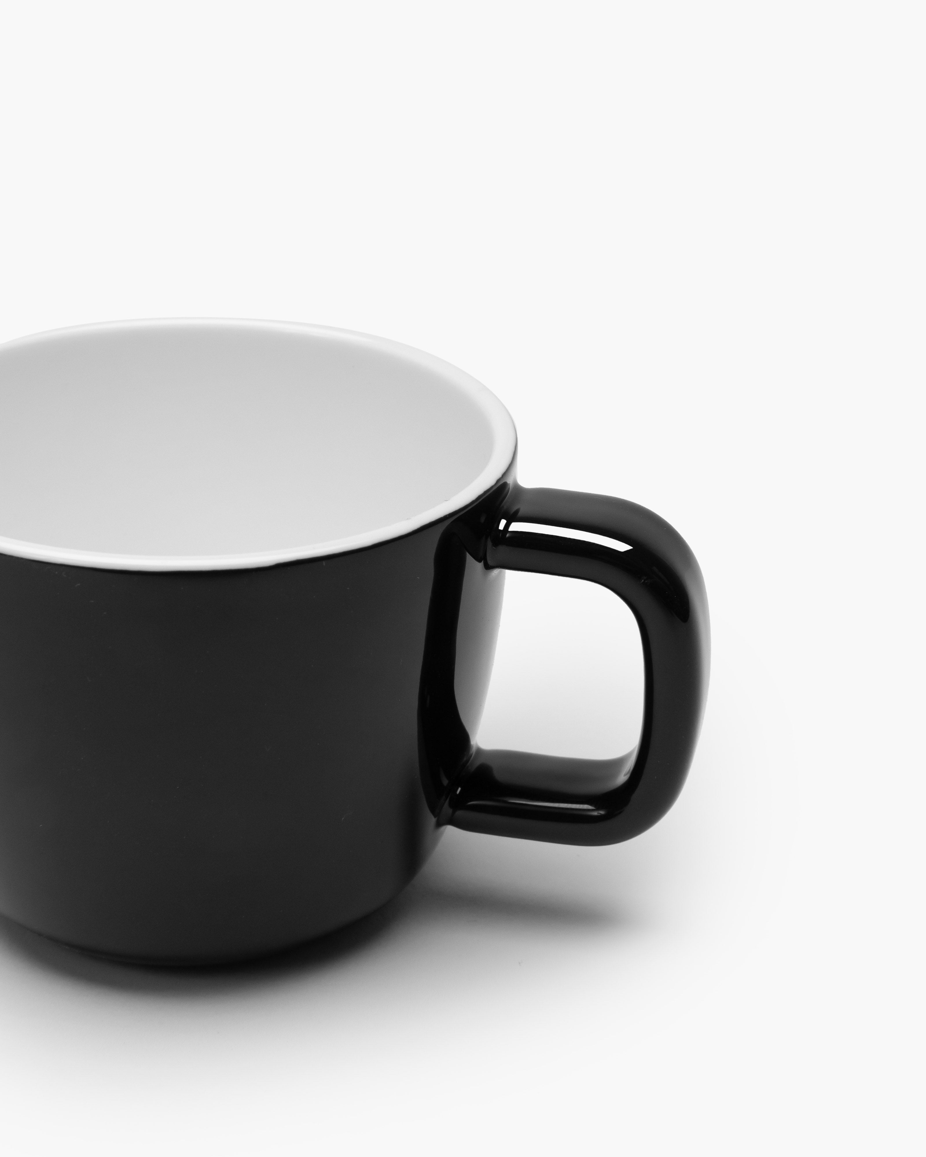 Serax Passe-partout šálek na espresso černý porcelán