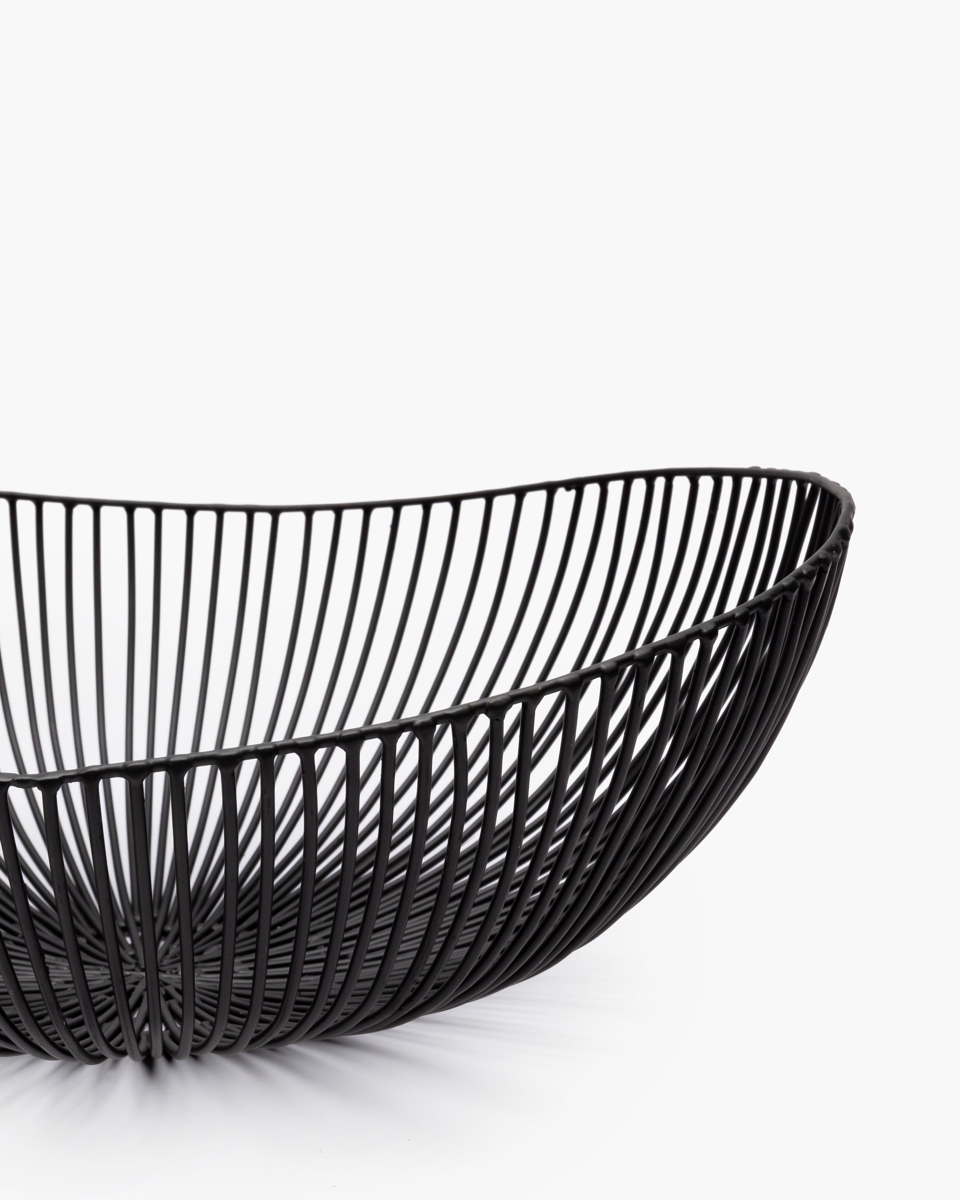 Serax Meo Metal Sculptures Meo košík černý železo