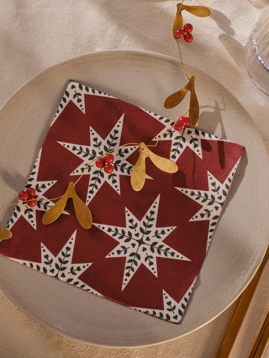 Broste Copenhagen Saga ubrousky Star vánoční