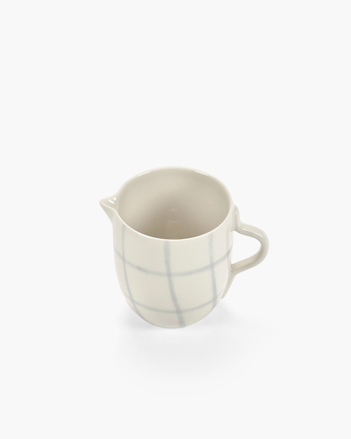 Serax Zuma mléčenka bílá porcelánová Bauhaus vzor