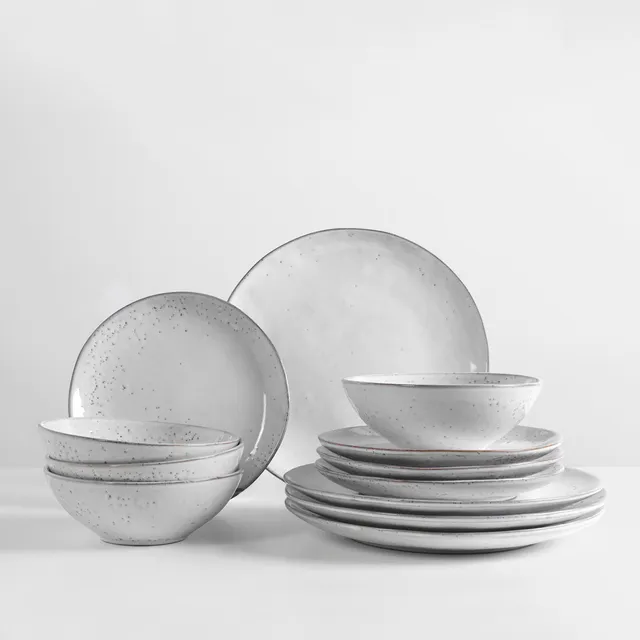 Broste Copenhagen Nordic Sand Dinner Set for Four sada 16 dílů