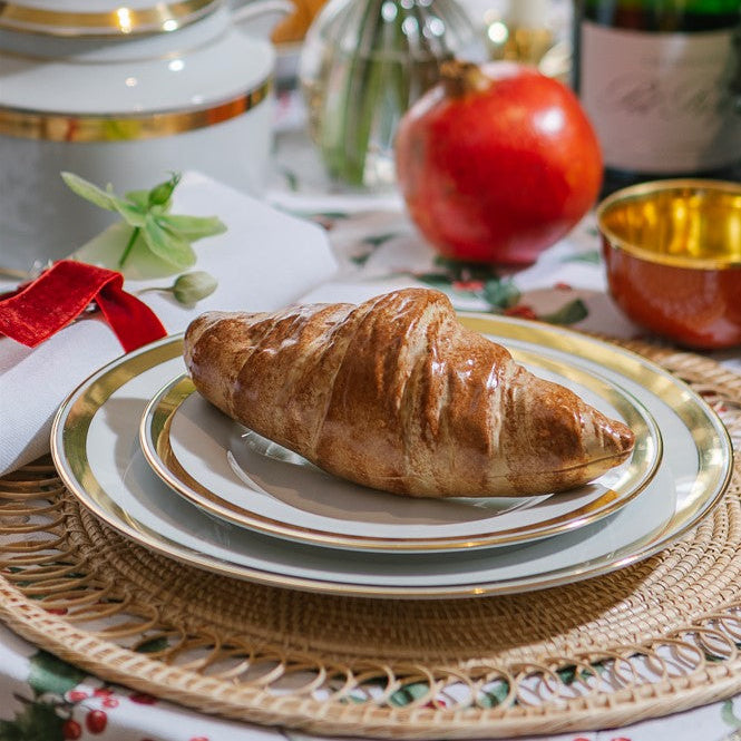 Augarten Croissant porcelánová dóza hnědá