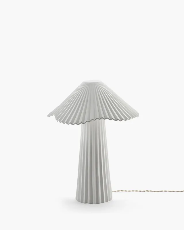 Serax Uala L lampa stolní bílá porcelánová