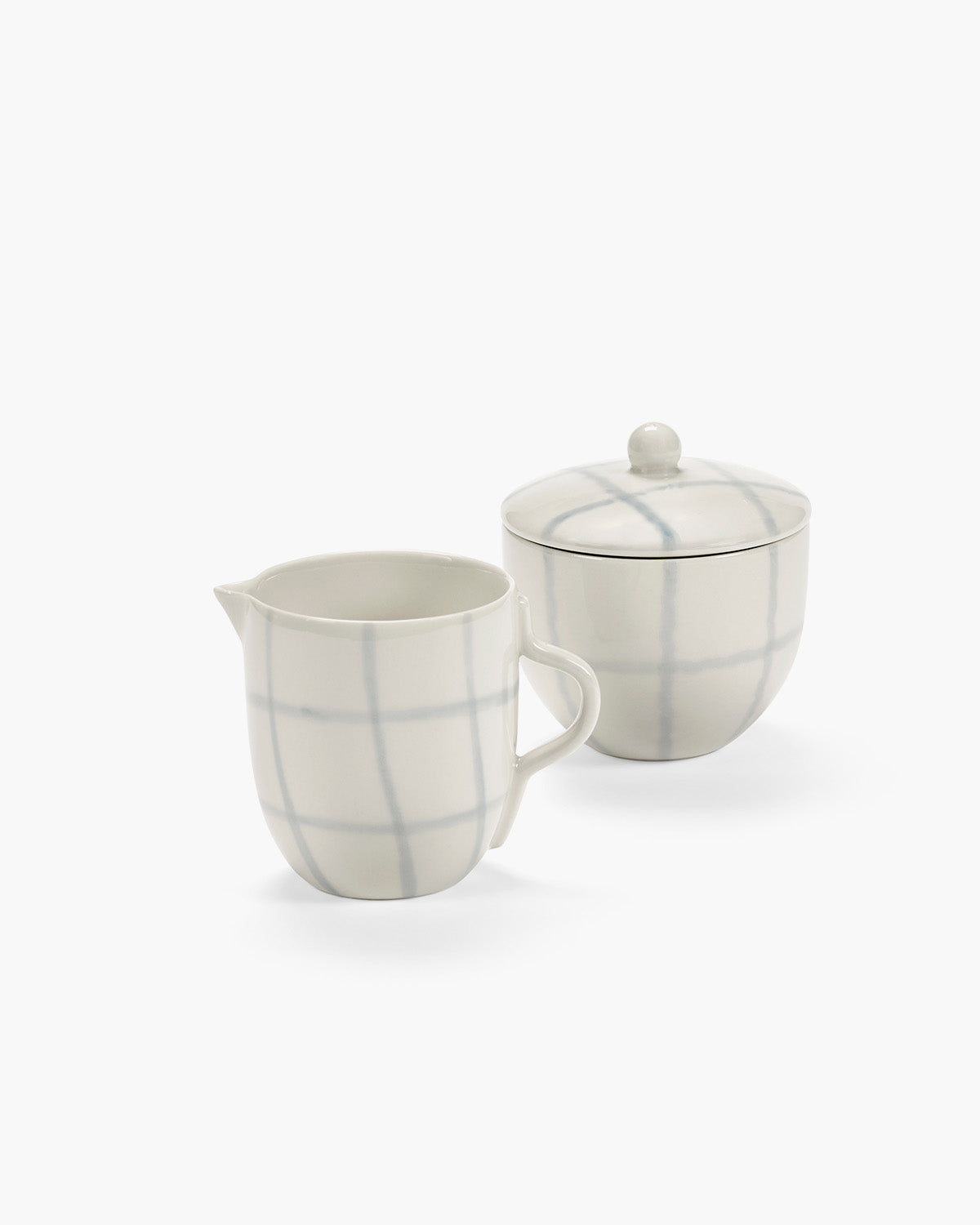 Serax Zuma mléčenka bílá porcelánová Bauhaus vzor