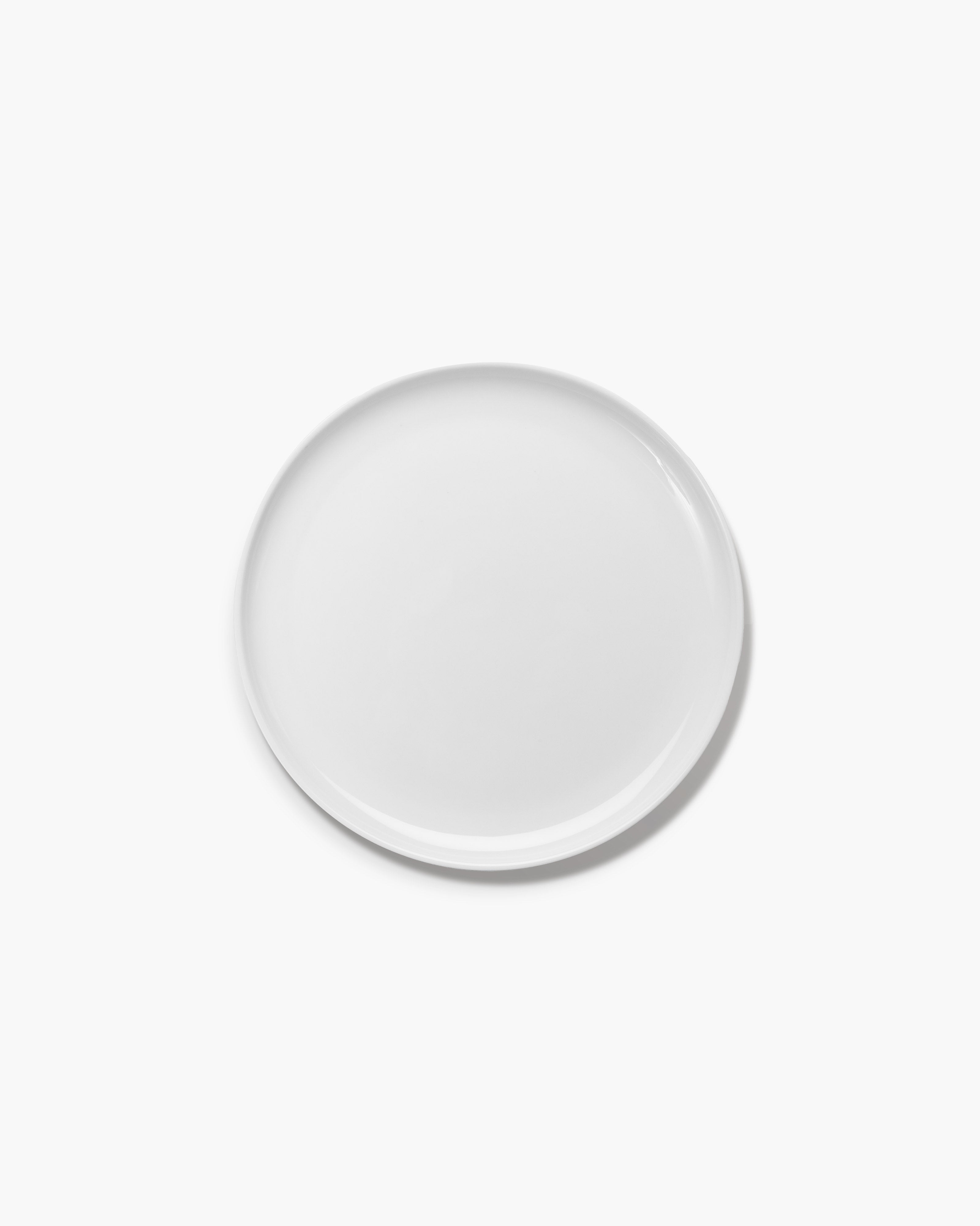 Serax Base předkrmový talíř bílý nízký kostní porcelán