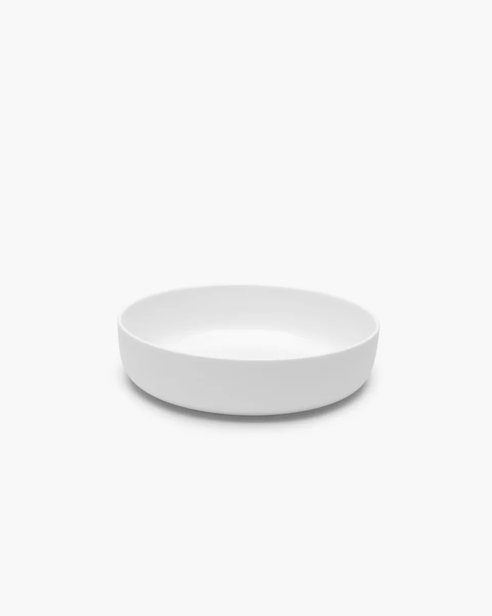 Serax Base miska nízká L bílá kostní porcelán