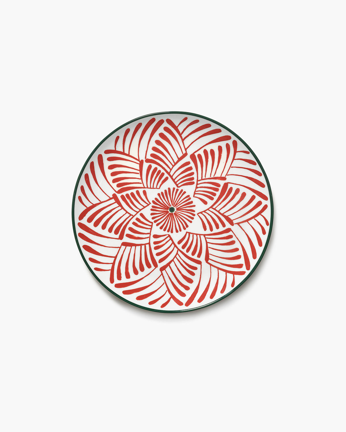 Serax Bazaar Dinner plate talíř červeno-zelený 4 ks