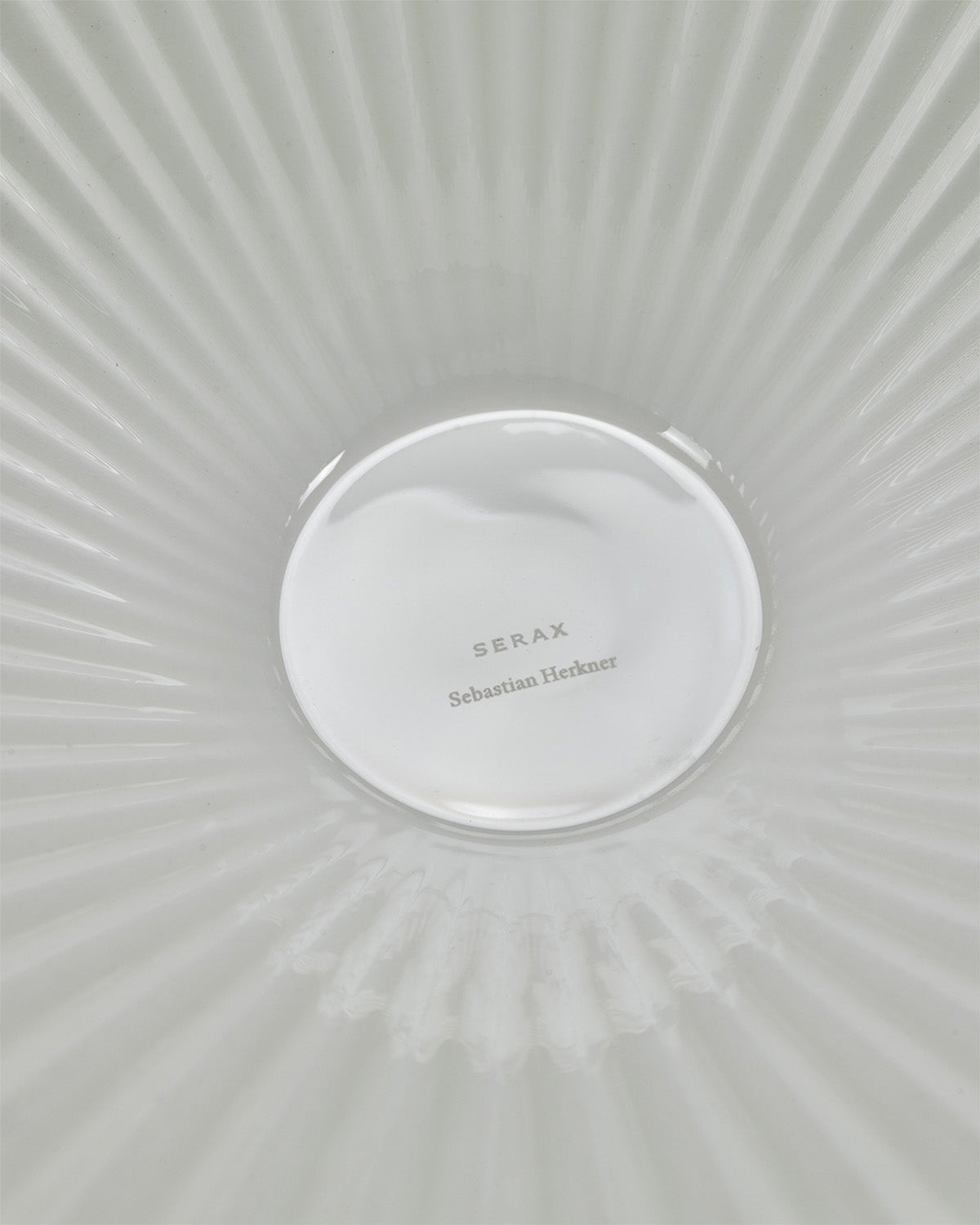 Serax Uala S stolní lampa porcelánová černobílá