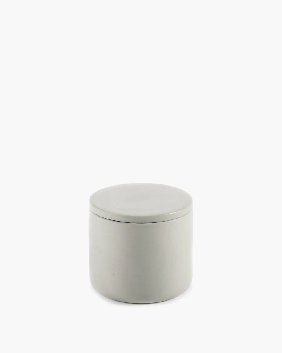 Serax Cose S dóza s víkem kulatá béžová porcelán