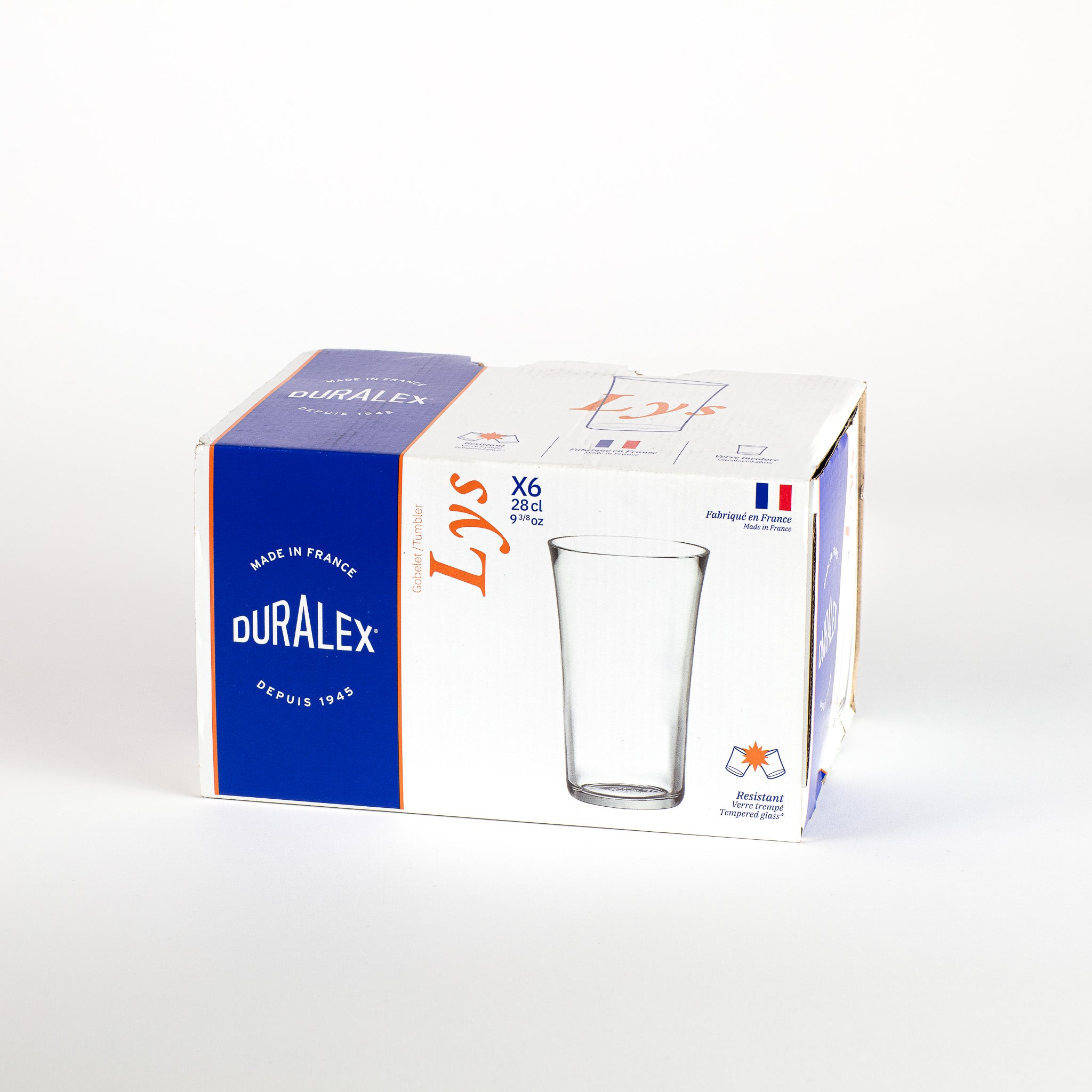 Duralex Lys sklenice 28 cl 6 ks čirá