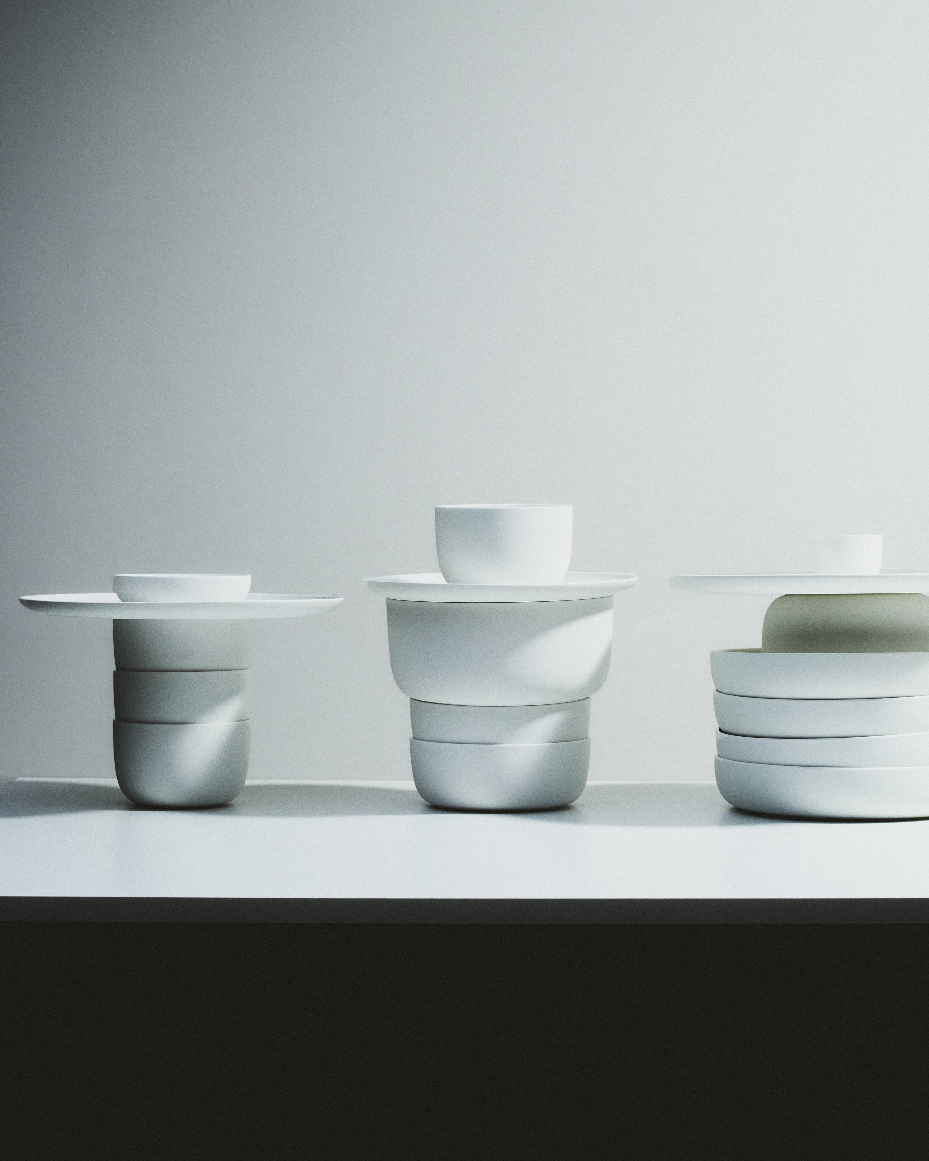 Serax Base hluboká mísa L bílá porcelánová