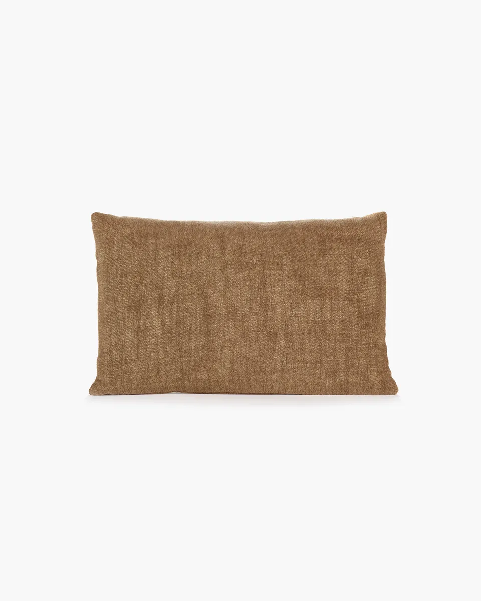 Serax Bea Mombaers polštář obdélníkový hnědý lněný