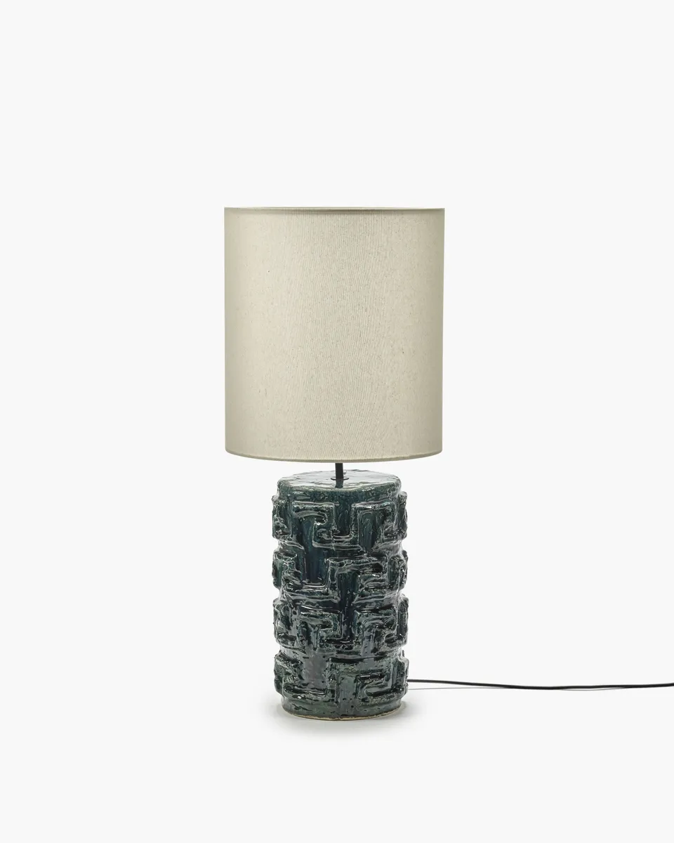 Serax Look At Me 01 stolní lampa modrozelená
