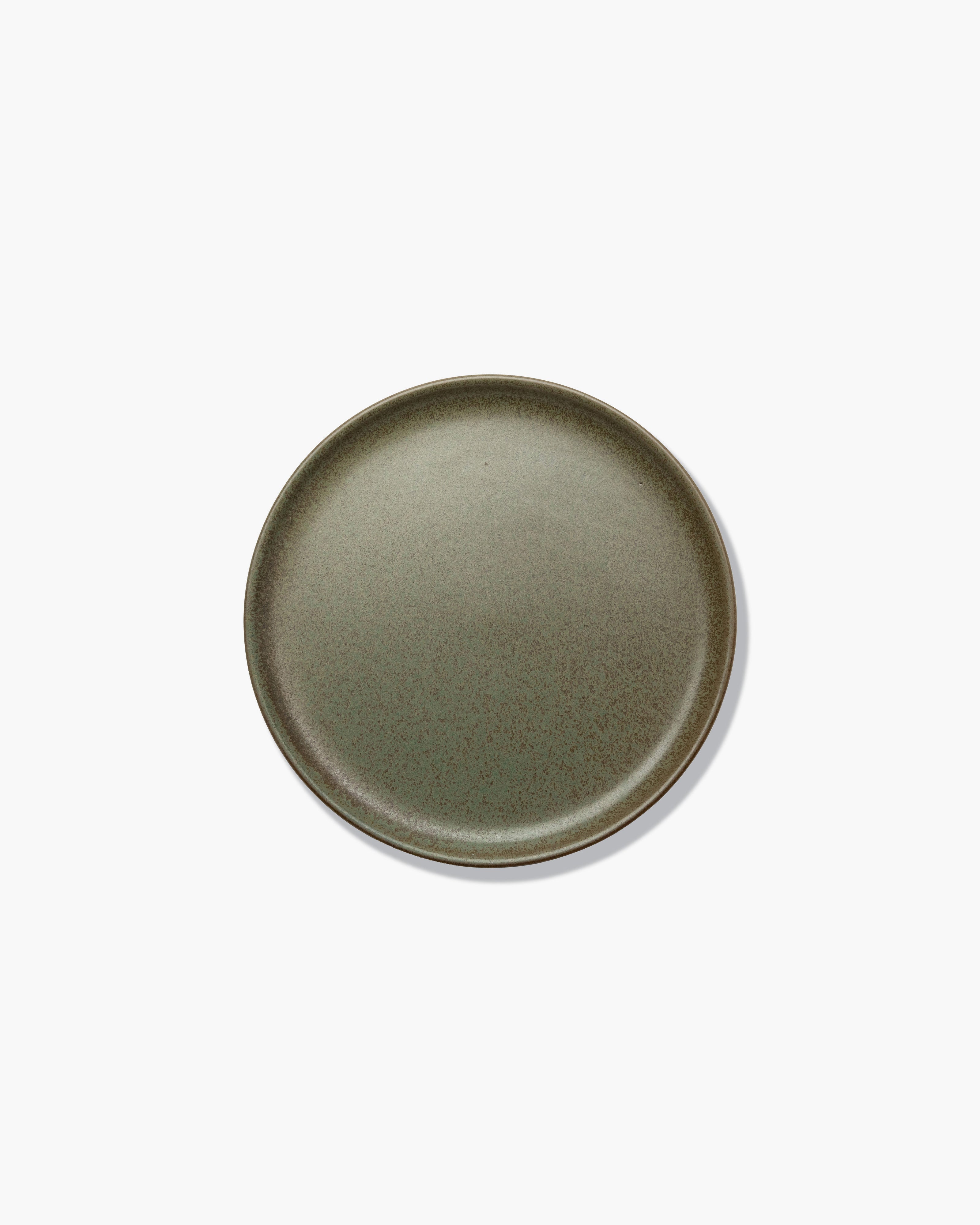 Serax Surface snídaňový talíř camo green reaktivní glazura
