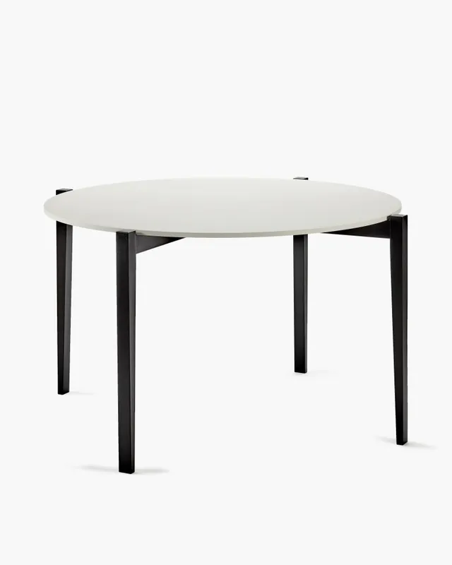 Serax Eloïs Round stůl bukový 122 cm černo-bílý