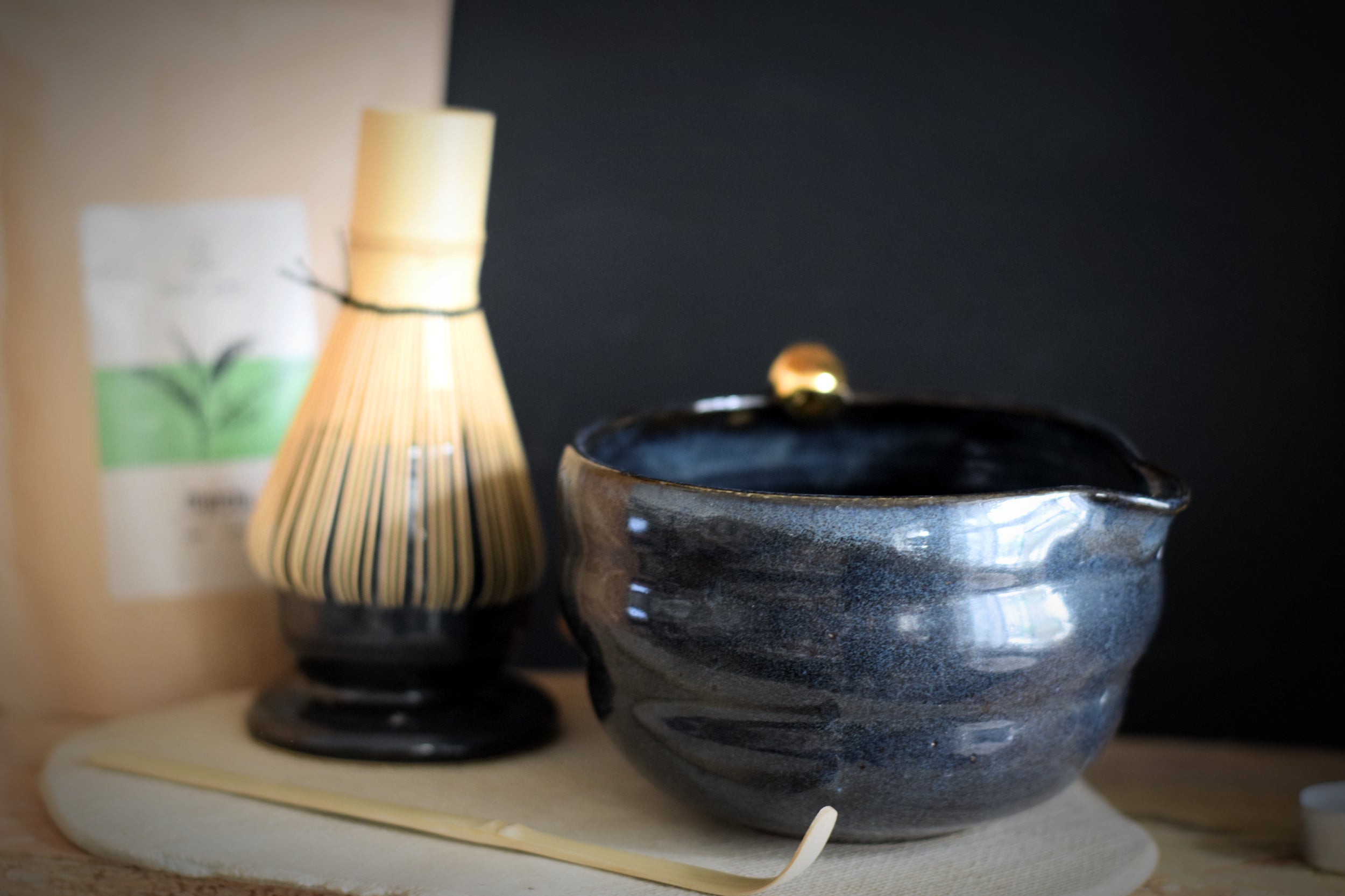 Terra Ceramics Prague SIA Midnight Blue sada na matcha