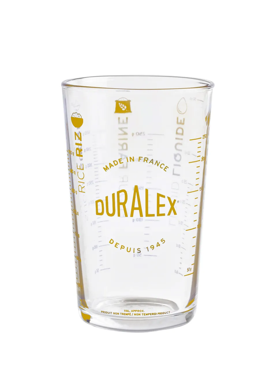Duralex Precisio odměrka 560 ml skleněná žlutá