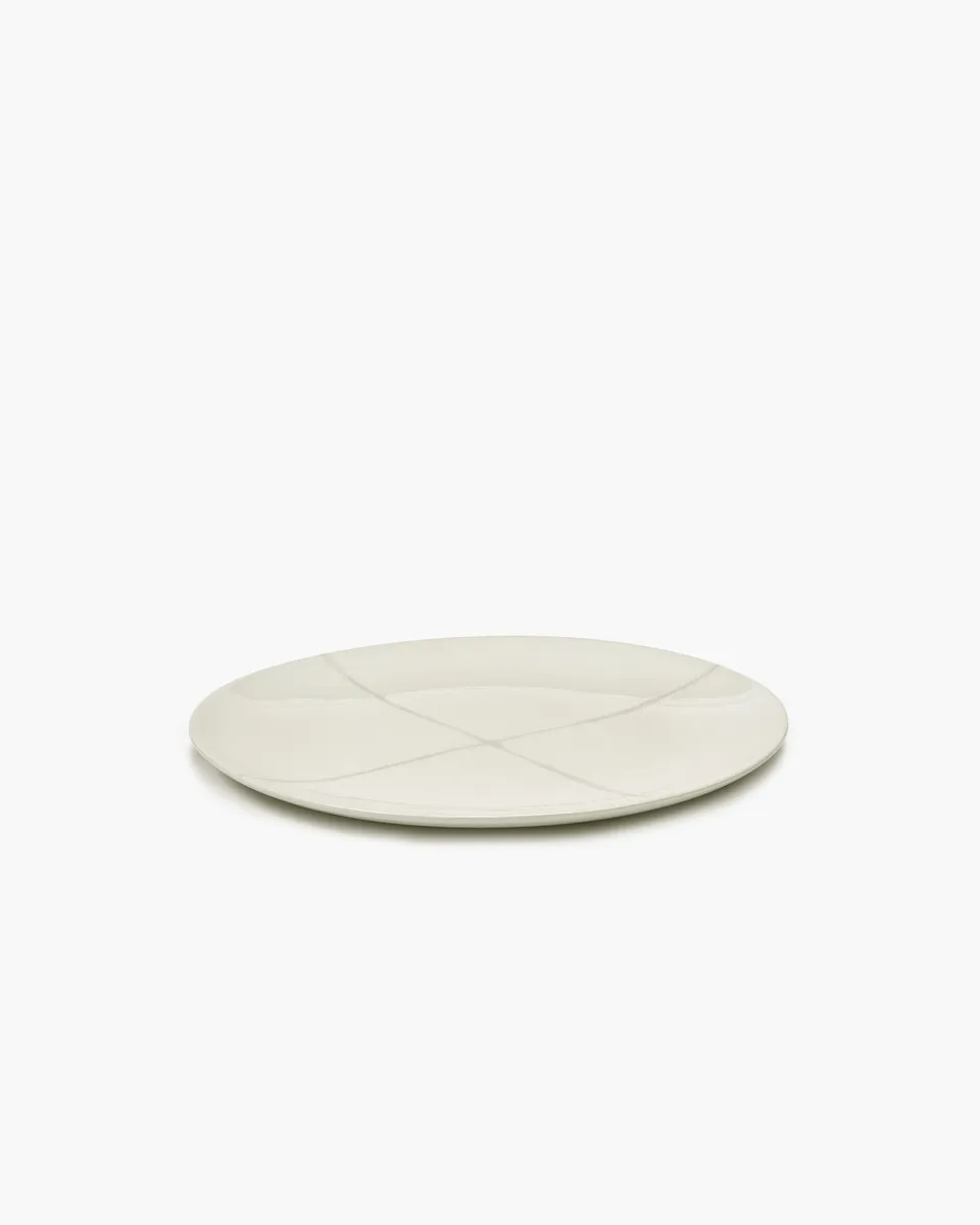 Serax Zuma Salt jídelní talíř porcelán bílý