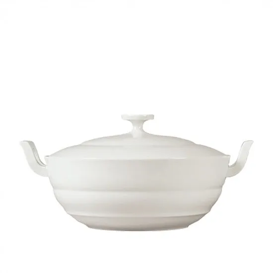 Augarten Opus miska s víkem bílá porcelánová