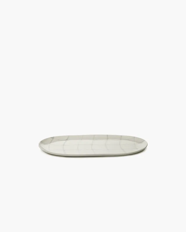 Serax Zuma Salt servírovací mísa bílá porcelánová