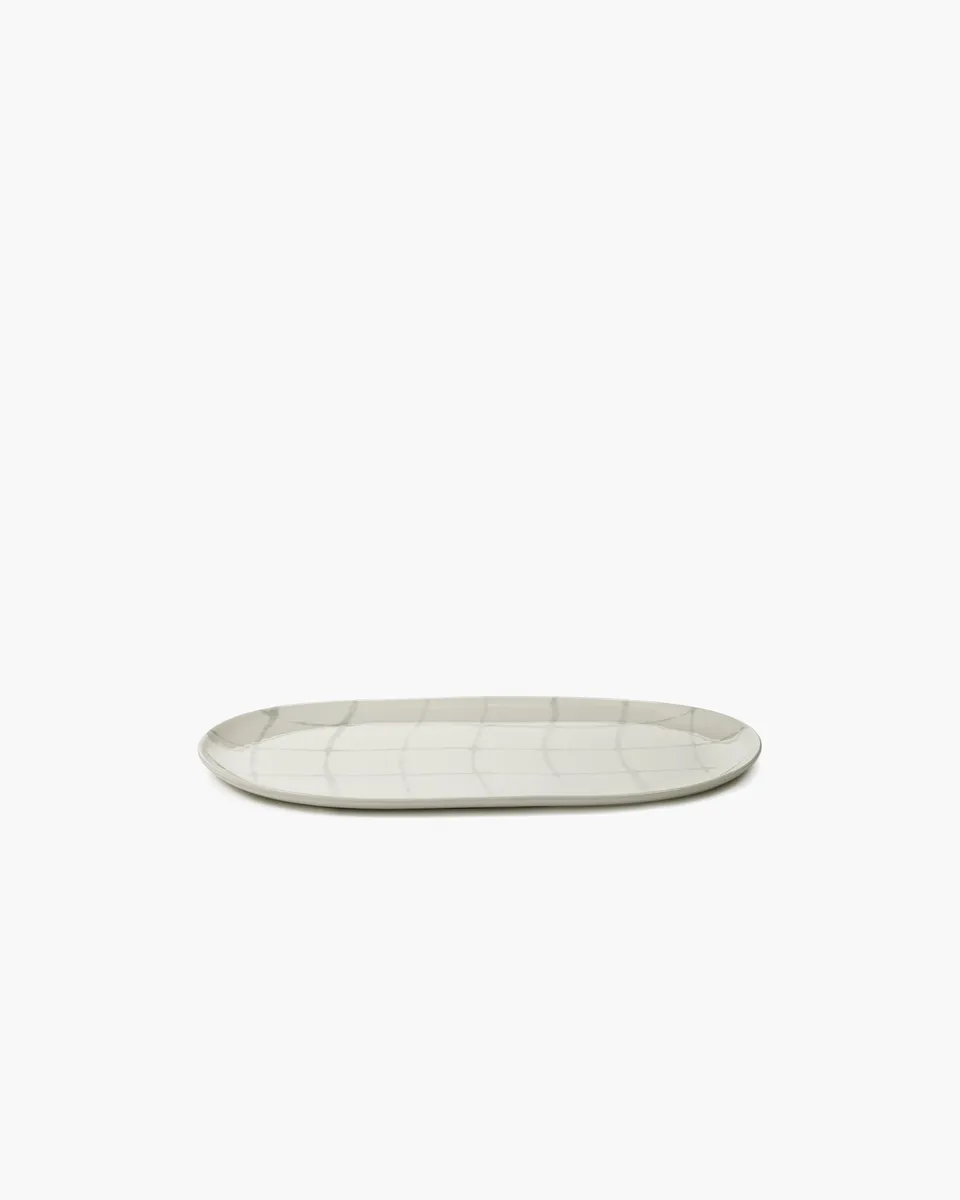 Serax Zuma Salt servírovací mísa bílá porcelánová