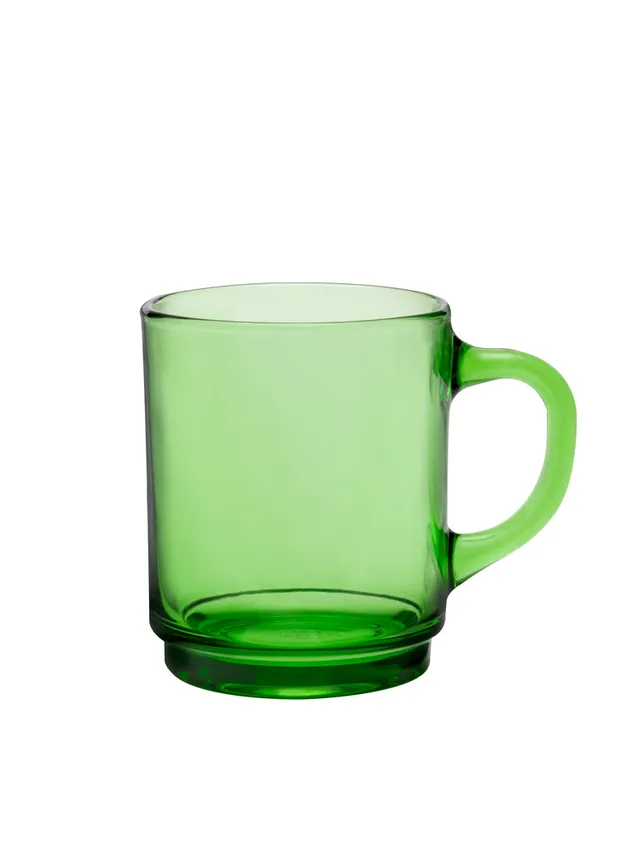 Duralex Versailles skleněný hrnek 26 cl zelený 6 ks