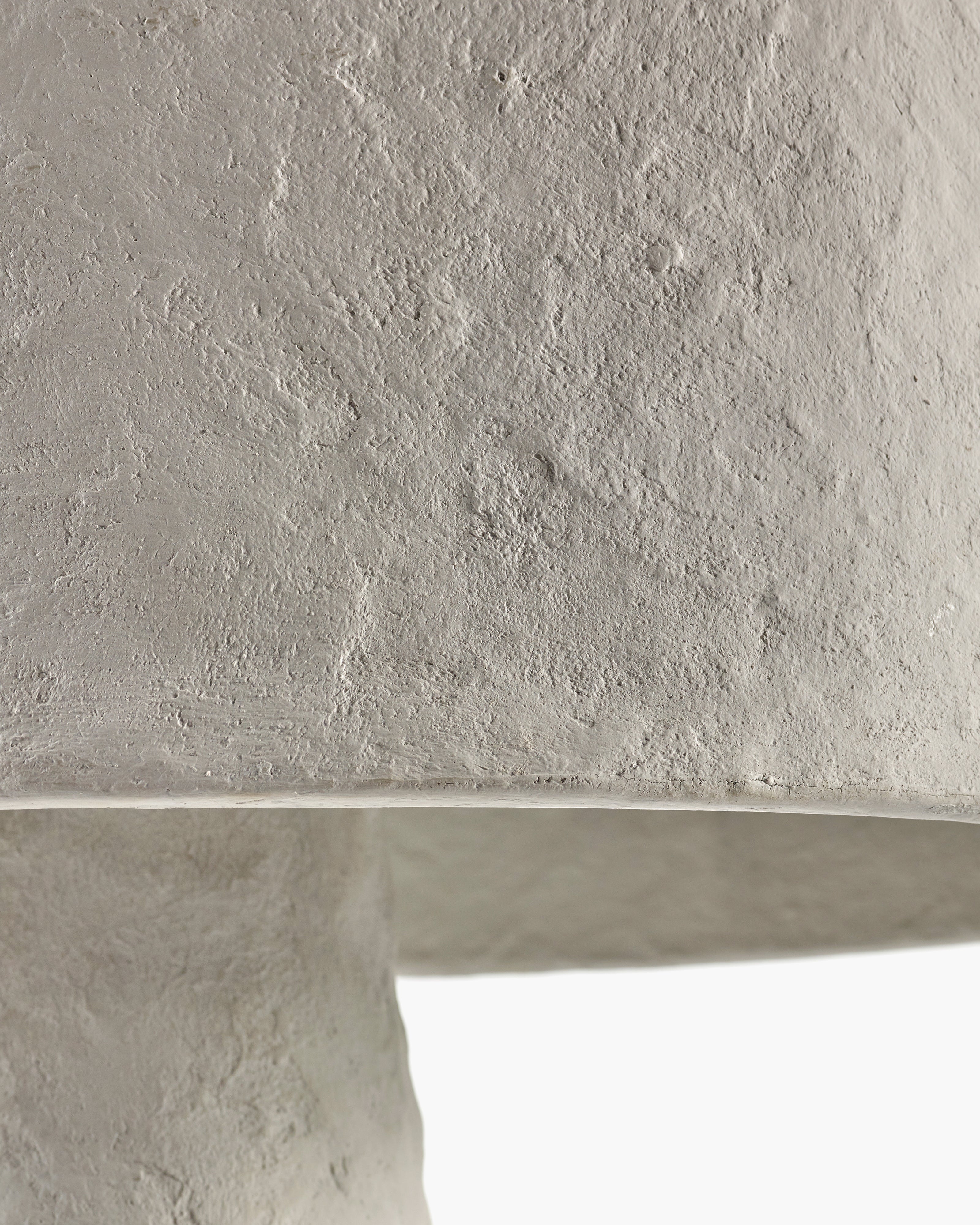Serax Earth stojací lampa M bílá papírmaš