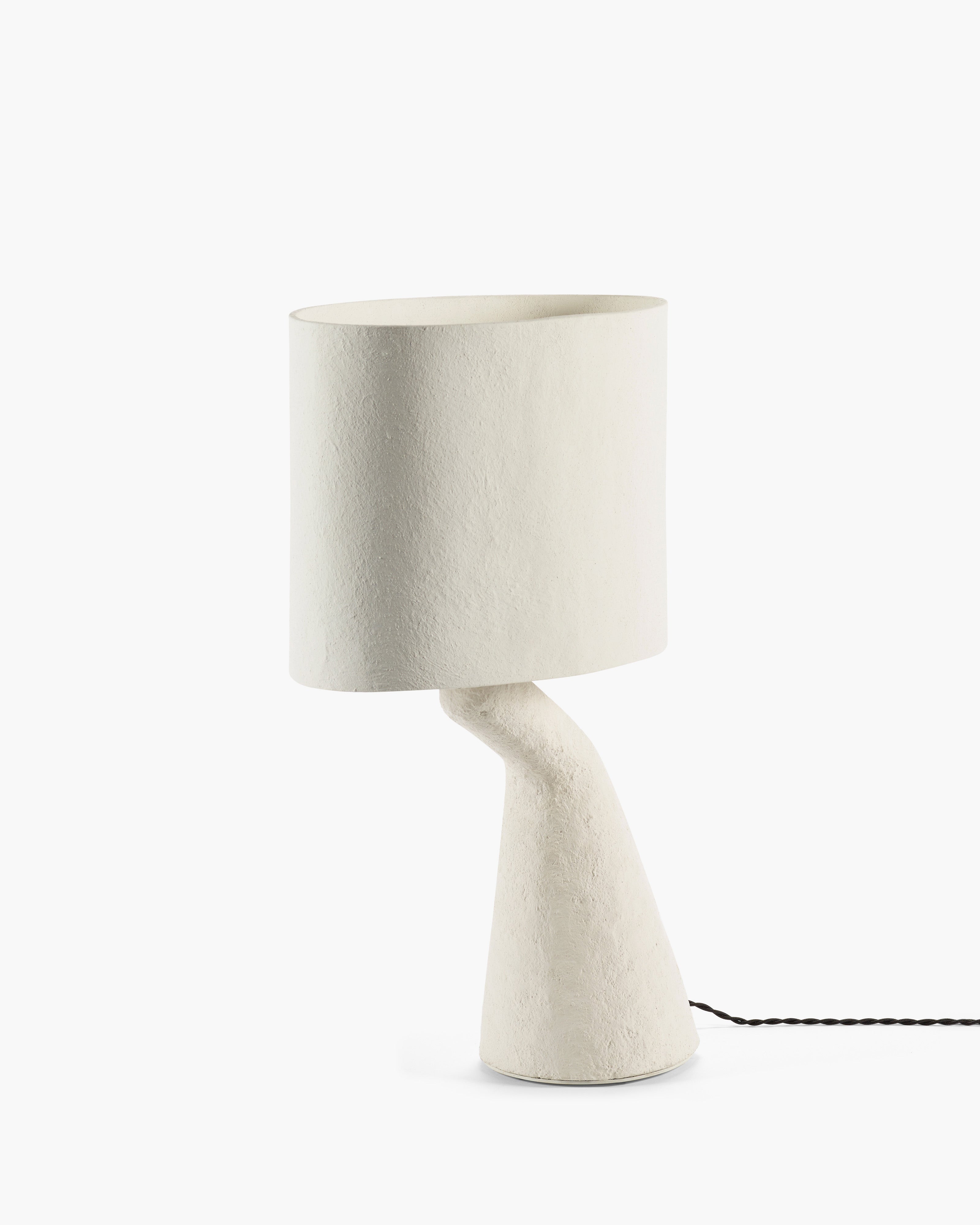 Serax Earth 04 stolní lampa bílá keramická