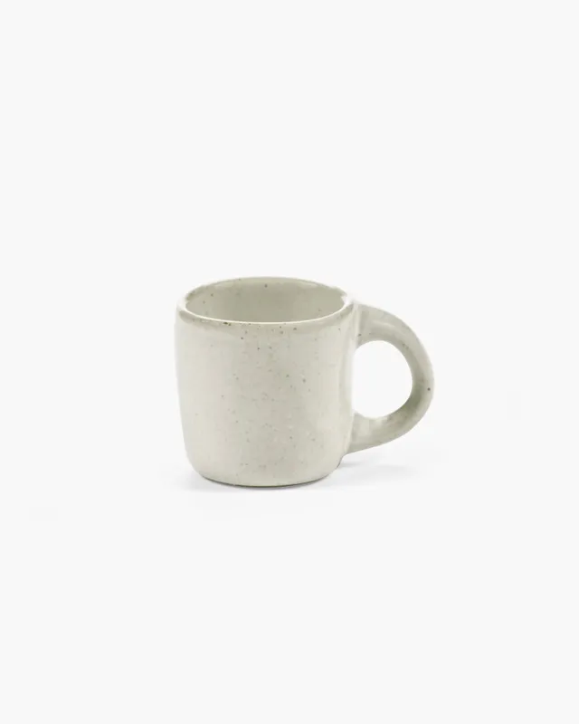 Serax Out of Lines espresso šálek off-white kamenina