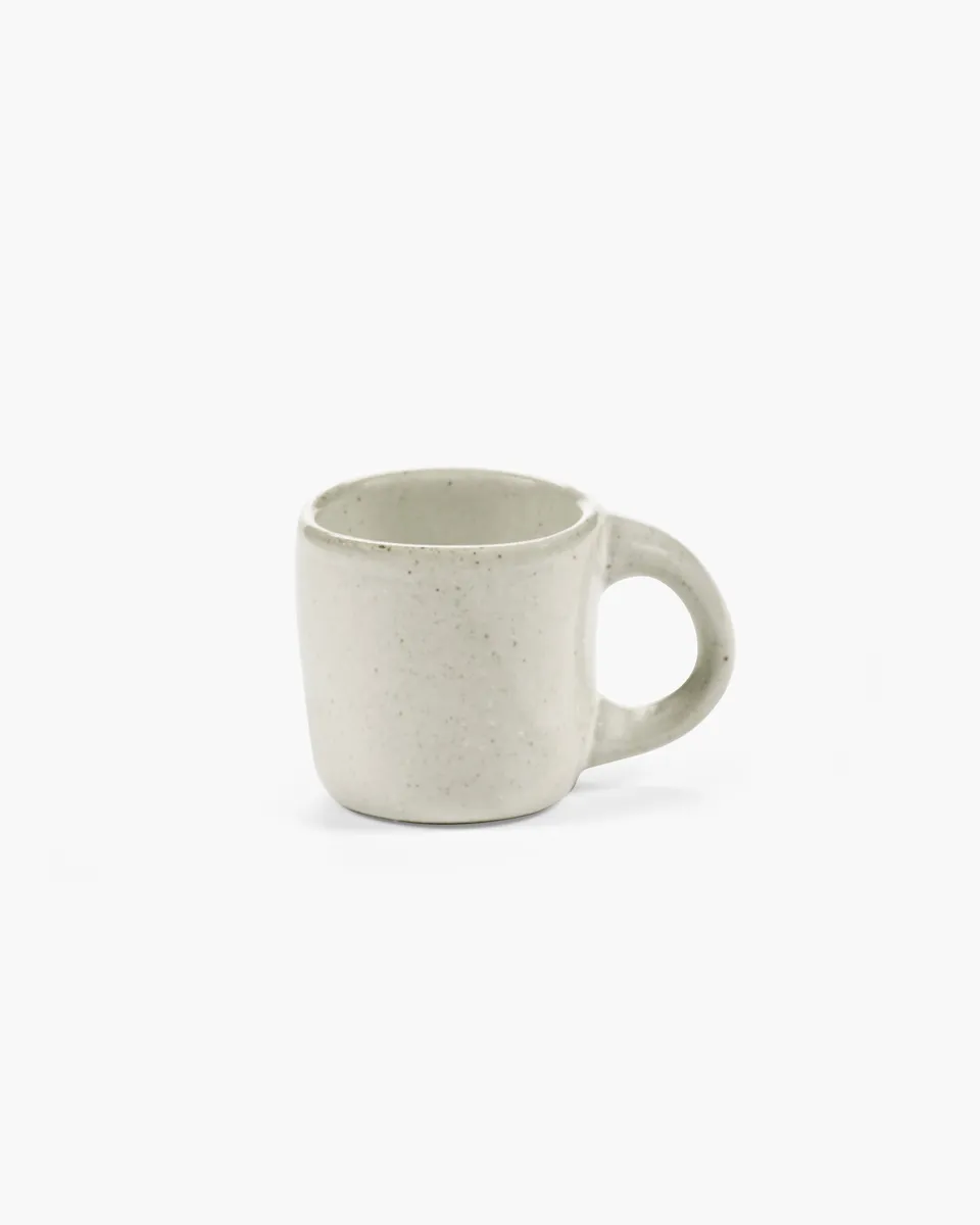 Serax Out of Lines espresso šálek off-white kamenina
