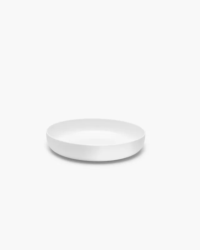 Serax Base L hluboký talíř kostní porcelán bílý