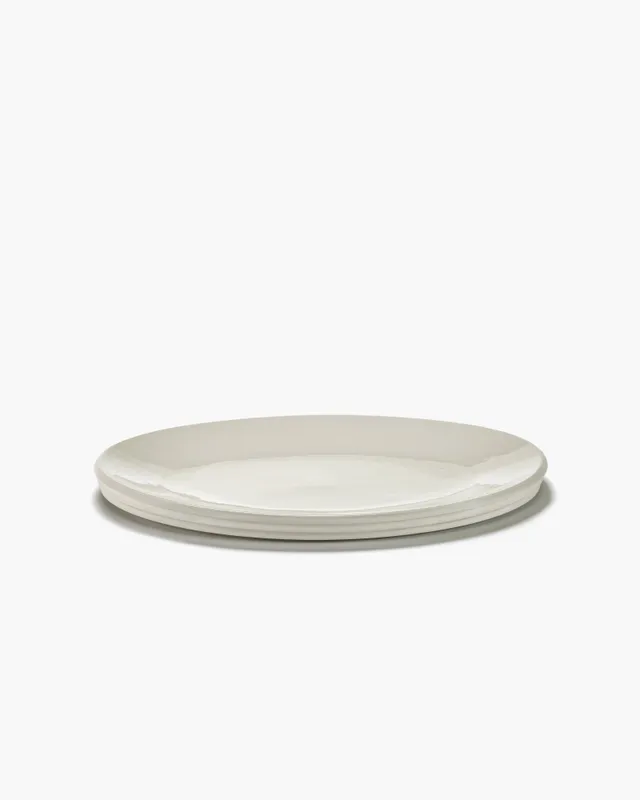 Serax Dune Serving Dish Oval S mísa bílá alabastr