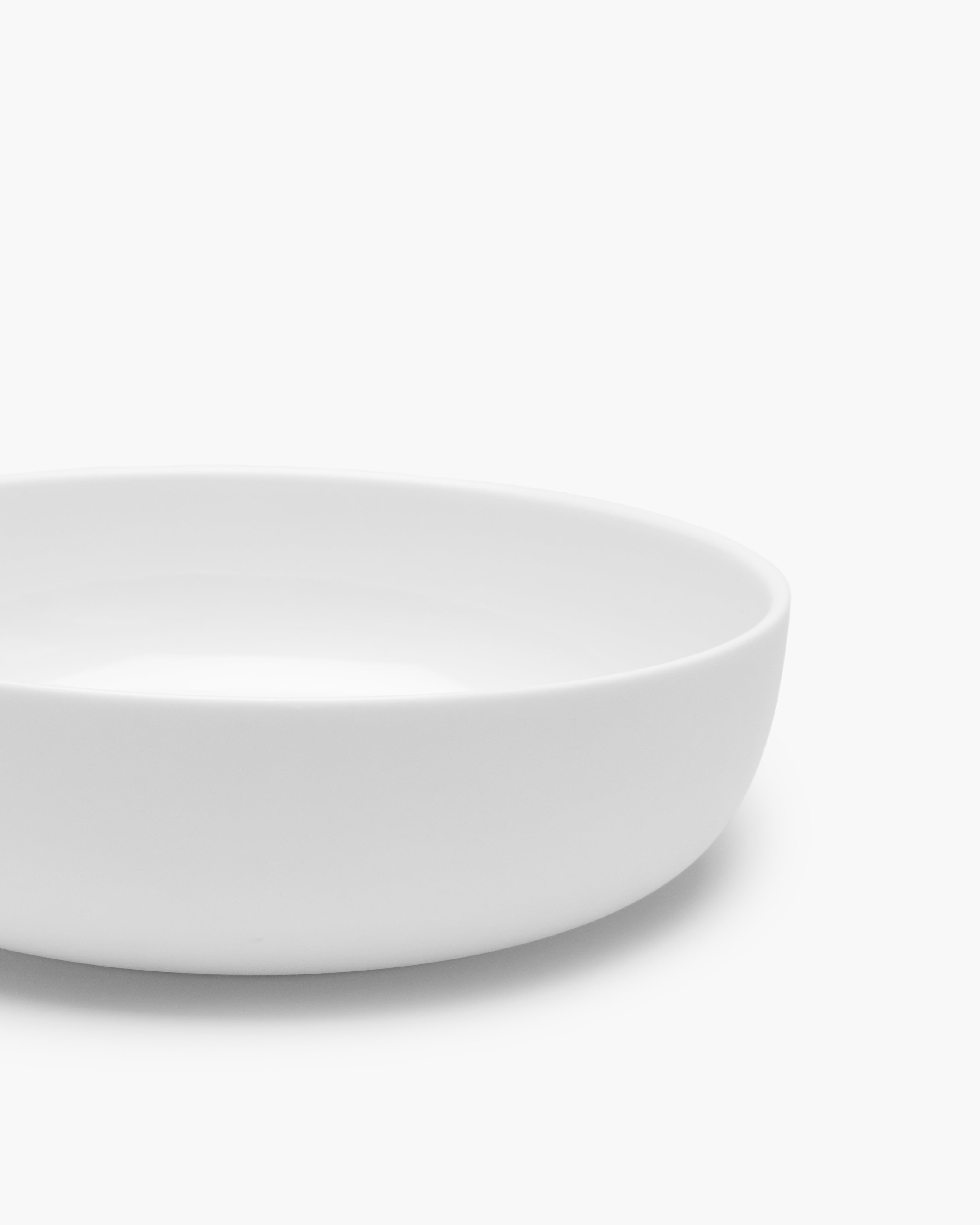 Serax Base S hluboký talíř bílý kostní porcelán