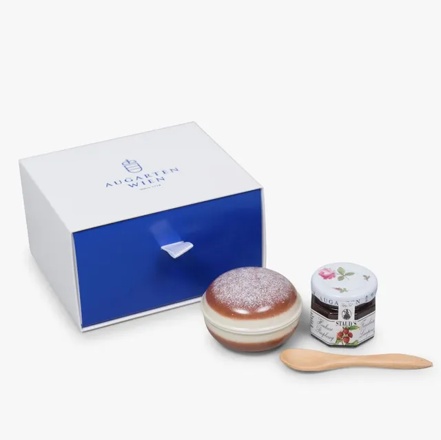Augarten Doughnut dárková sada hnědá porcelán