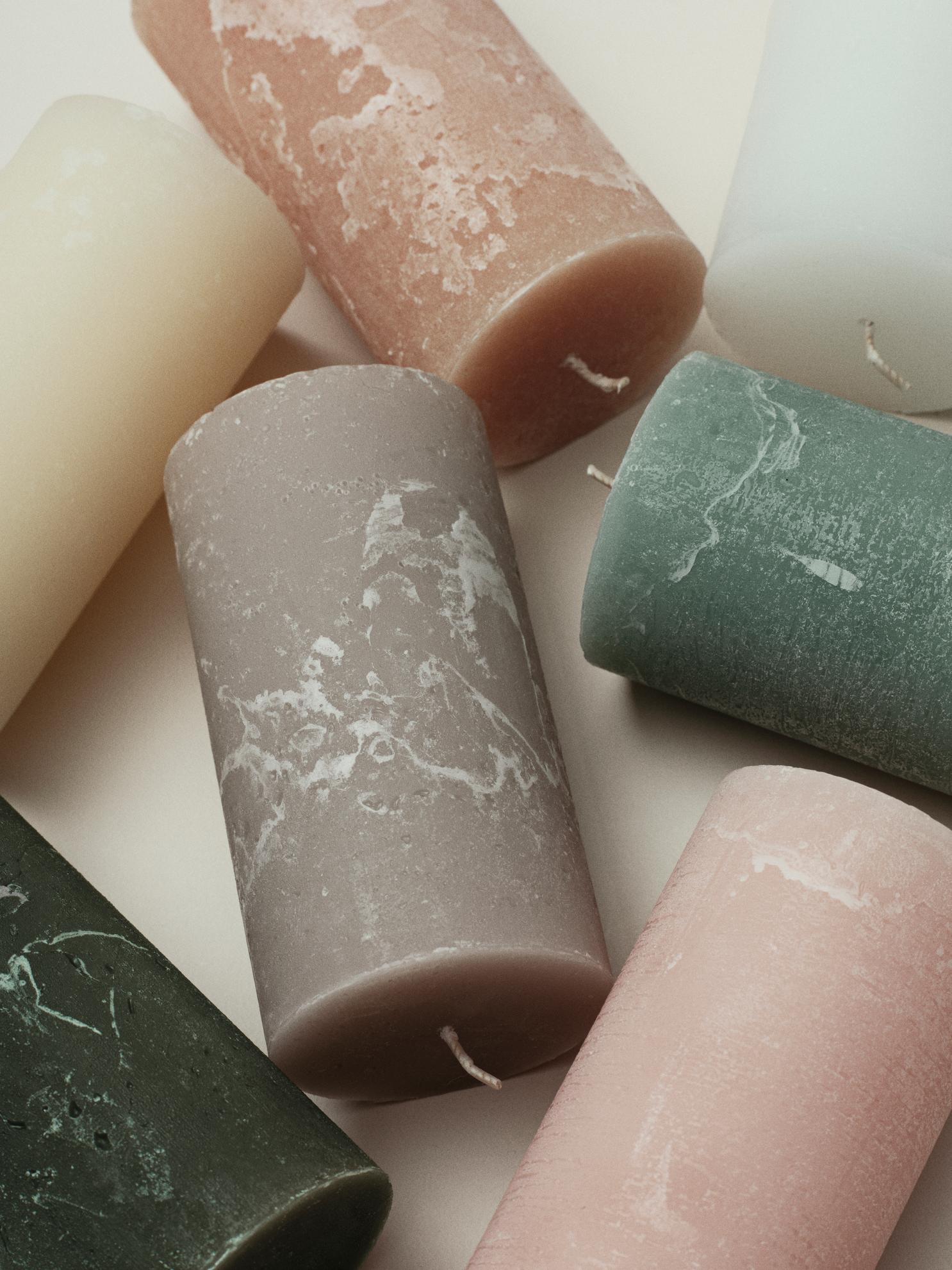 Broste Copenhagen Rustic sloupová svíčka rustikální