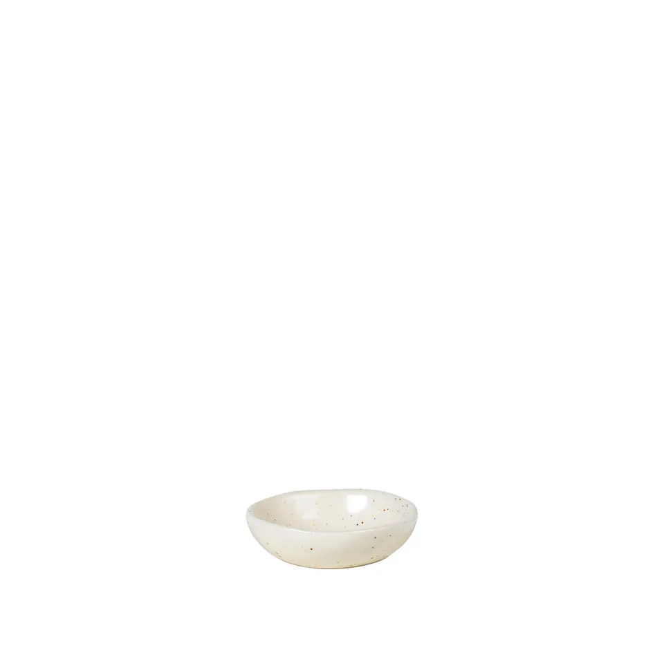 Broste Copenhagen Nordic Vanilla miska na máslo keramická