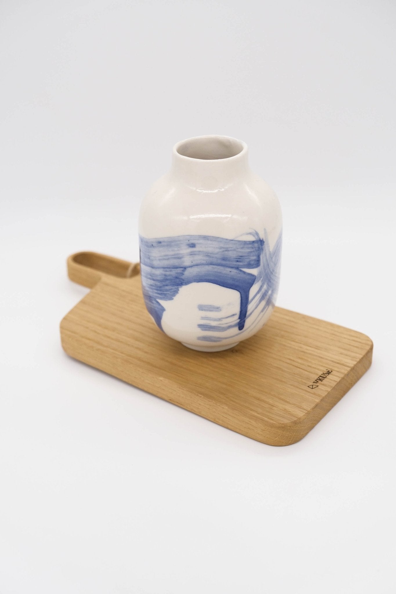 VKUSE Calla Kobaltový tah váza M porcelán