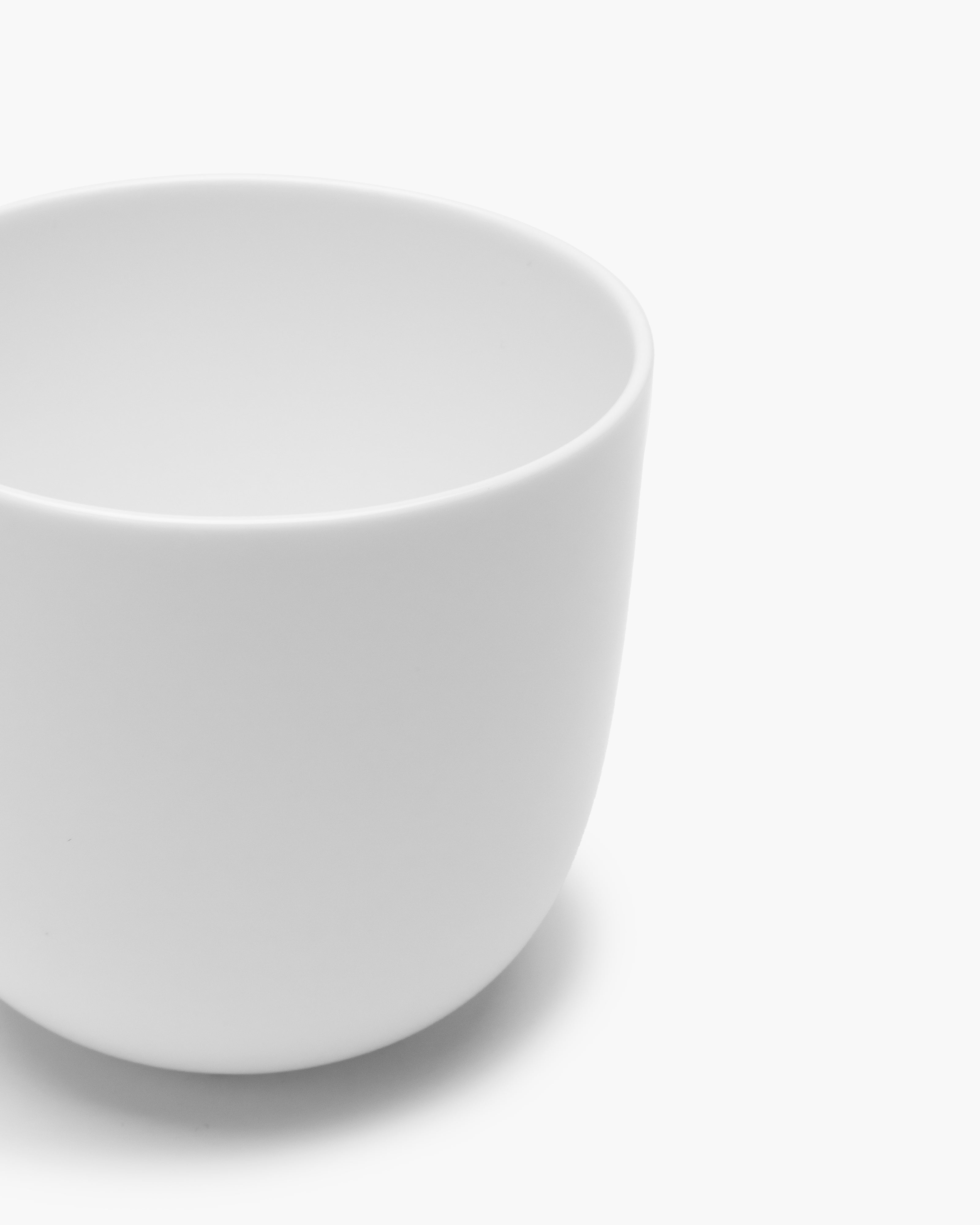 Serax Base šálek na kávu bez ucha bílý porcelán
