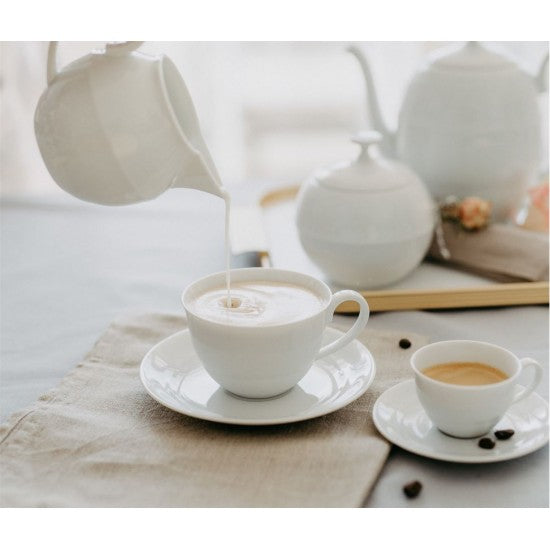 Augarten Opus čajová konvice bílá hladký porcelán