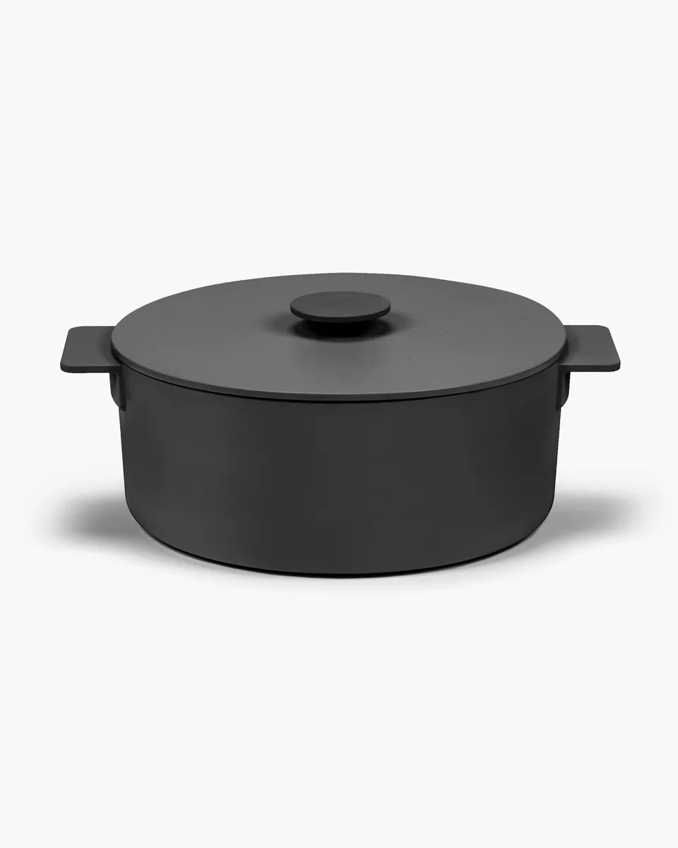 Serax Surface XL litinový hrnec černý