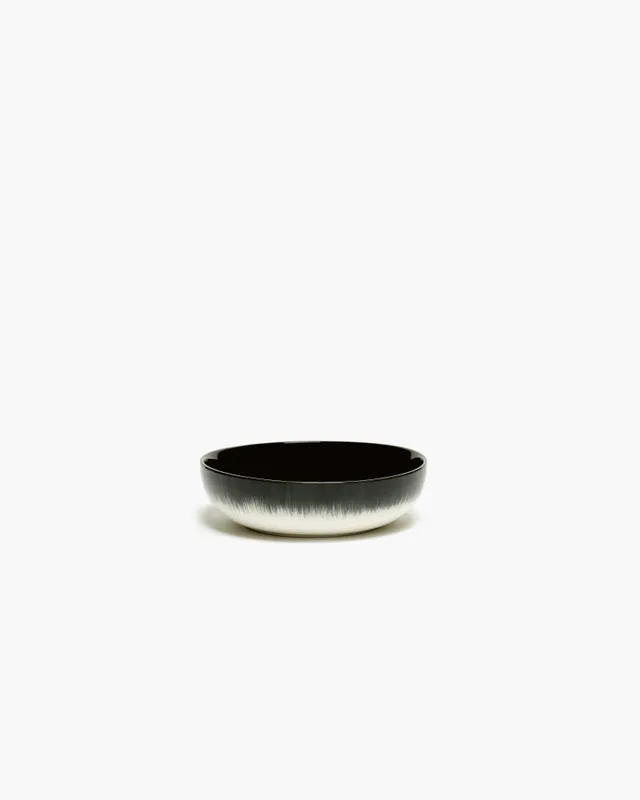 Serax Dé miska XS bílo-černá porcelán variace