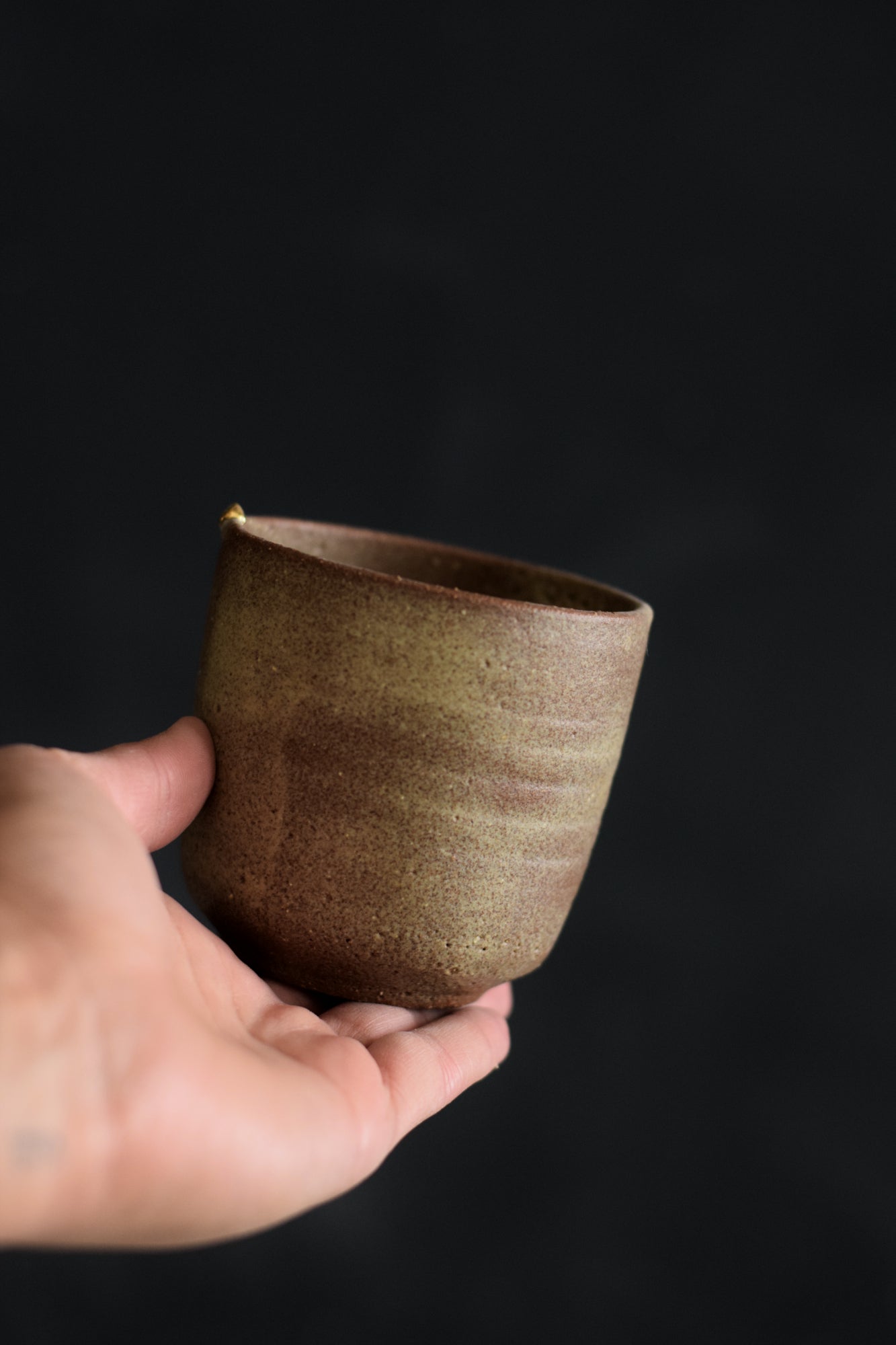 Terra Ceramics Prague Mamatchas šálek 200 ml savana zlato