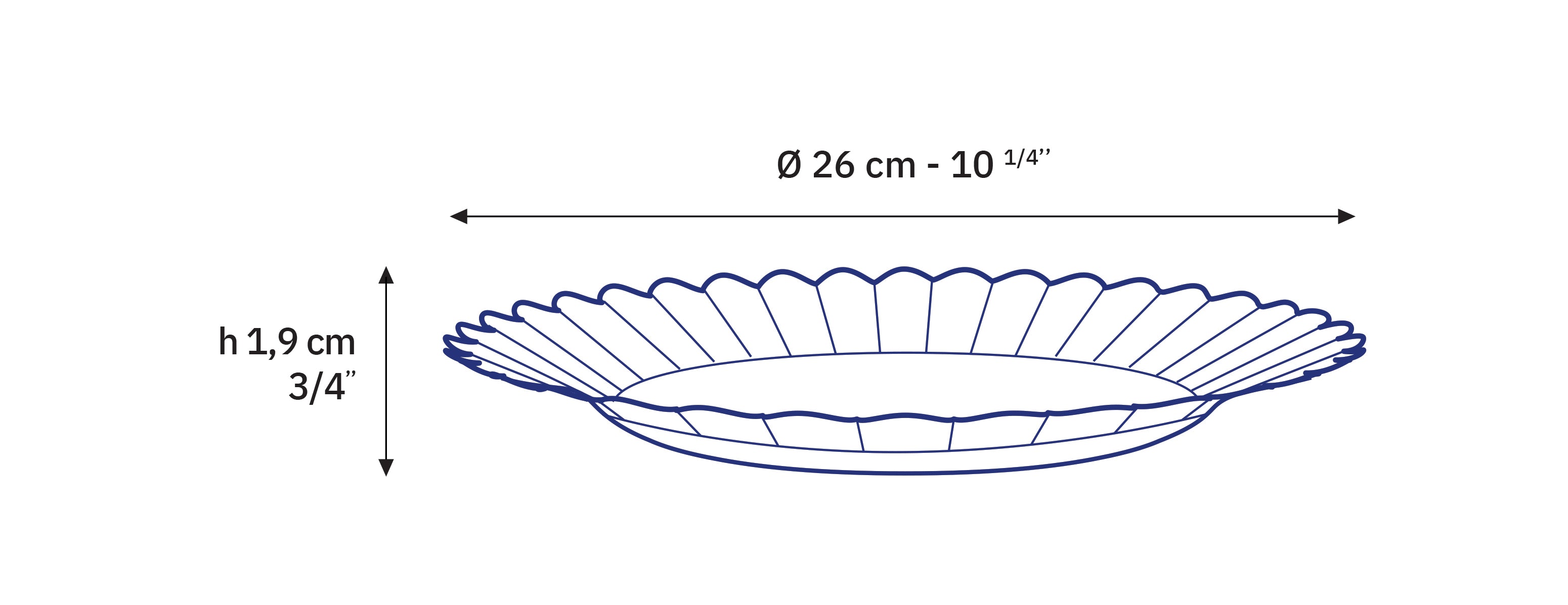 Duralex Picardie talíře čiré 26 cm 6 ks