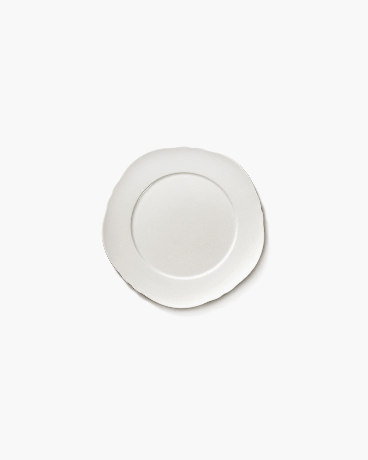 Serax Silhouette snídaňový talíř S bílý porcelán