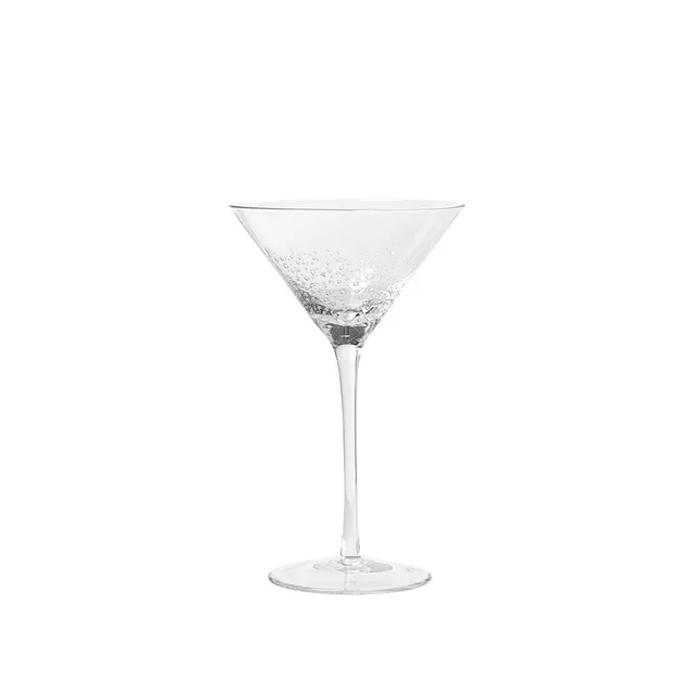Broste Copenhagen Bubble Martini sklenice koktejlová čirá
