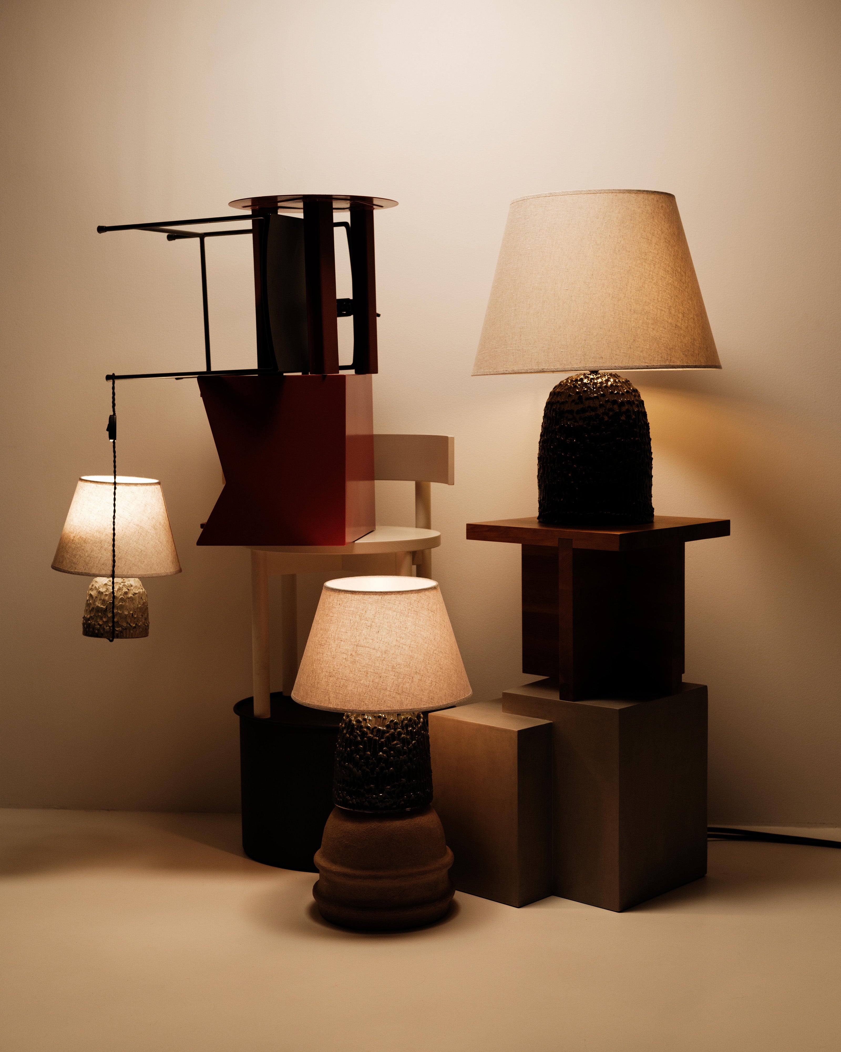 Serax Tronco S stolní lampa bílá